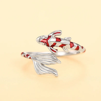 Red Koi Ring