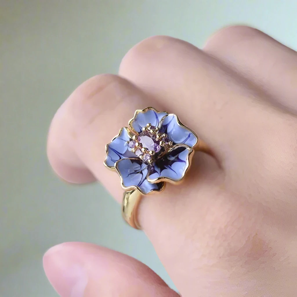 Flower CZ Rings (10 Styles)