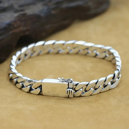 925 Sterling Silver Bracelet/Chains W7-10mm, L16-70cm