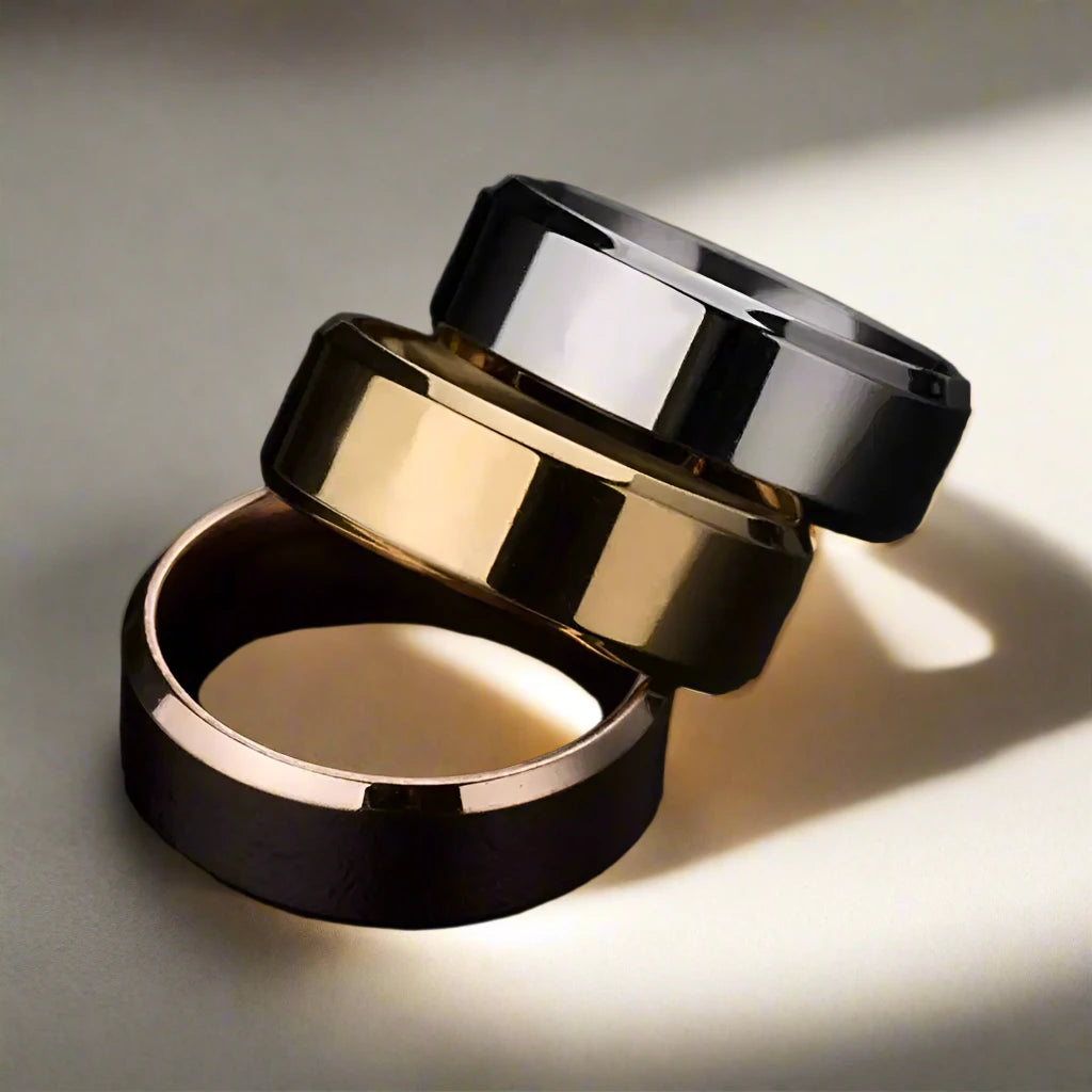 Stainless Steel Rings (Multiple Styles)