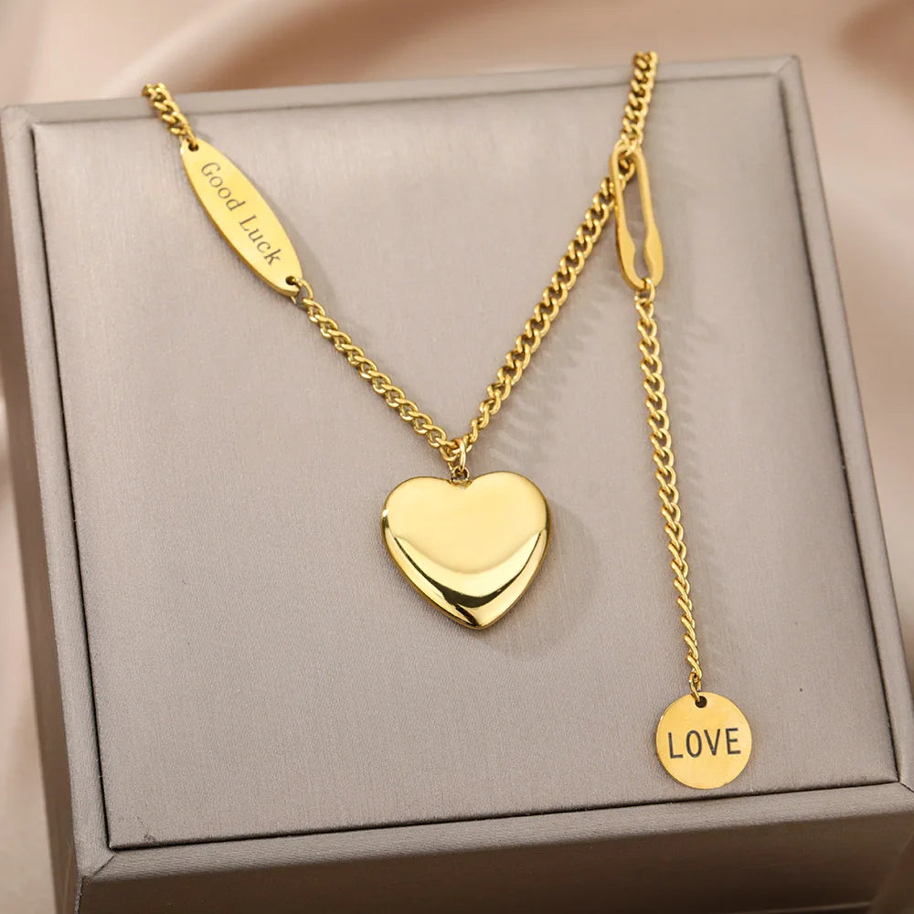 Stainless Steel Multilayer Necklace (26 Styles)