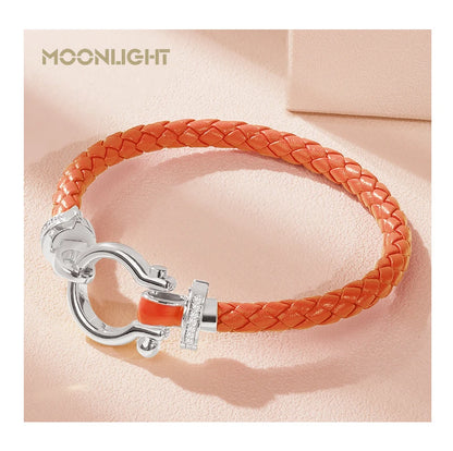 MOONLIGHT Leather Bracelet (Multiple Color Options)