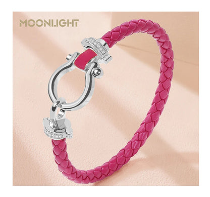 MOONLIGHT Leather Bracelet (Multiple Color Options)