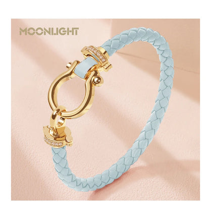 MOONLIGHT Leather Bracelet (Multiple Color Options)