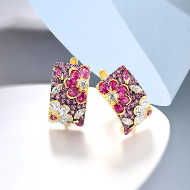 Toppa di Fiori - Earrings