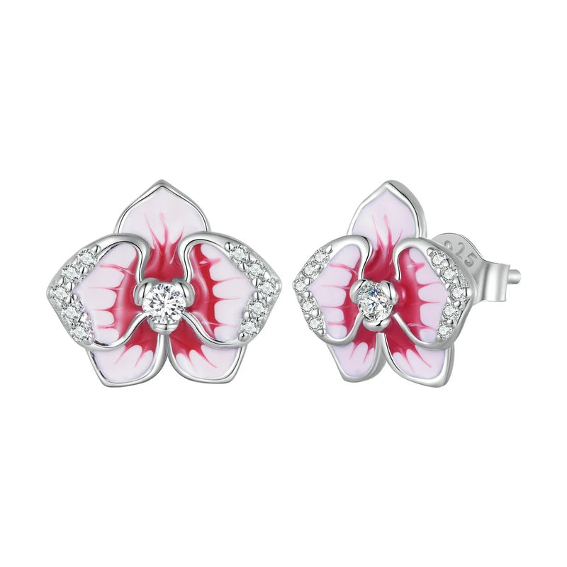 Orchidea Rossa - Earrings