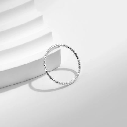 925 Sterling Silver Multi Edge Ring