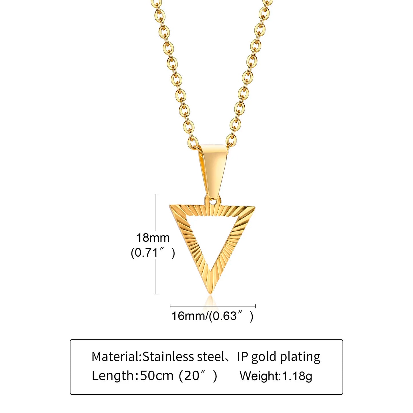 Men Necklace Gold Plated,Embossing Radiation Rectangle Pendant, Stainless Steel Sunburst Charm Necklaces Jewelry