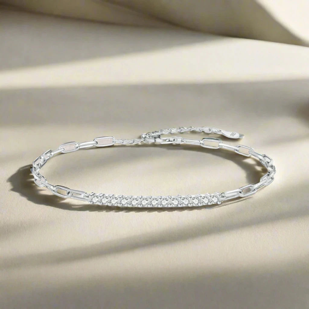 Moissanite Diamond Bracelet 925 Sterling Silver