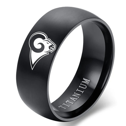 Black Titanium Ring Matte Finished