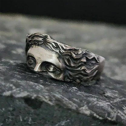 Venus Mask Ring (Adjustable Opening)