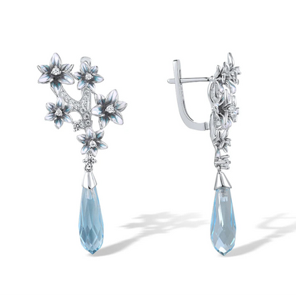 Lampadario Blu - Earrings