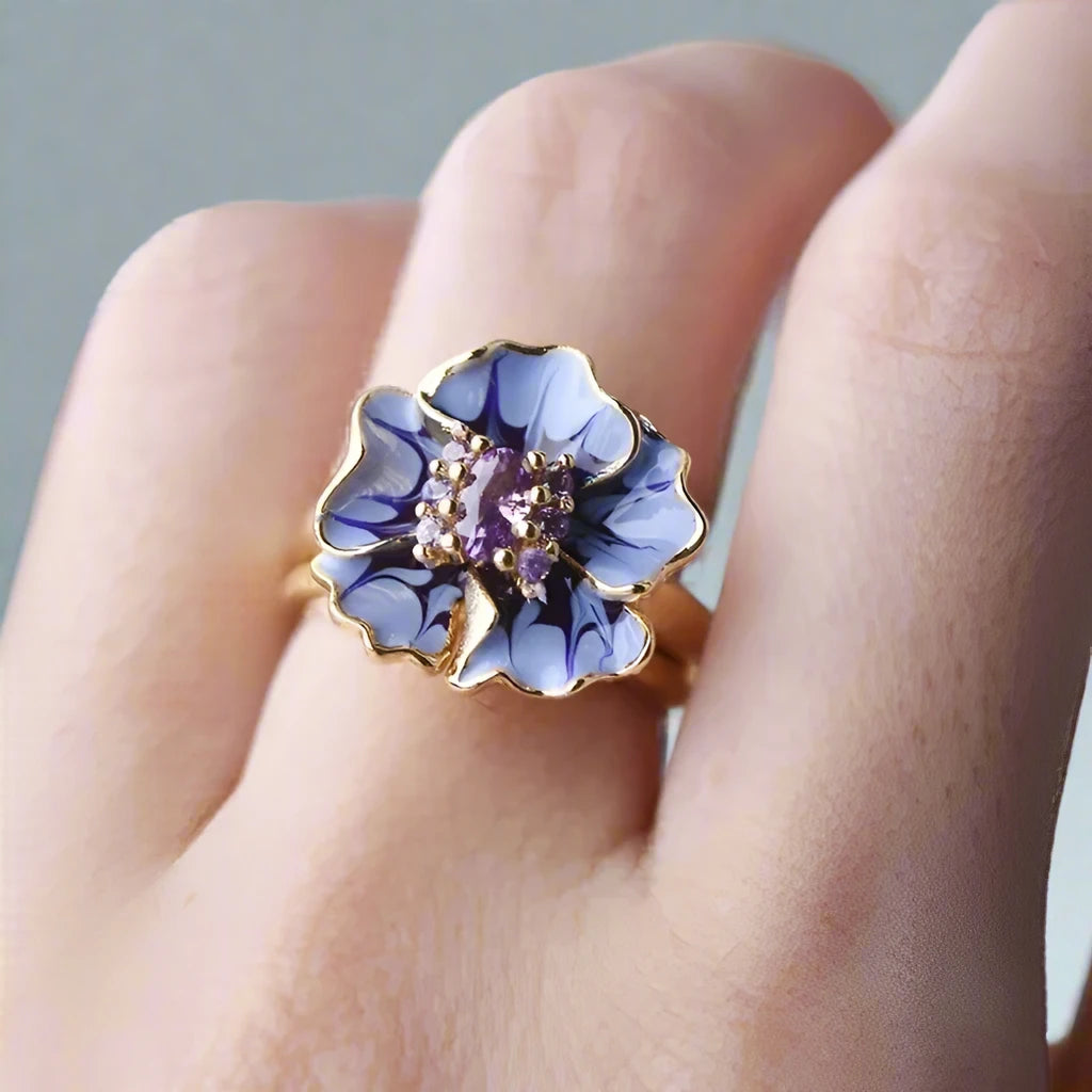 Flower CZ Rings (10 Styles)