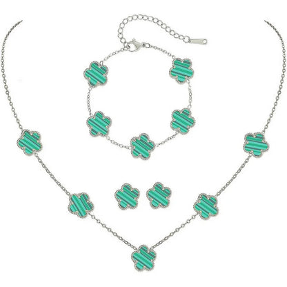 Stainless Flower Clover Full Set (7 Colors)