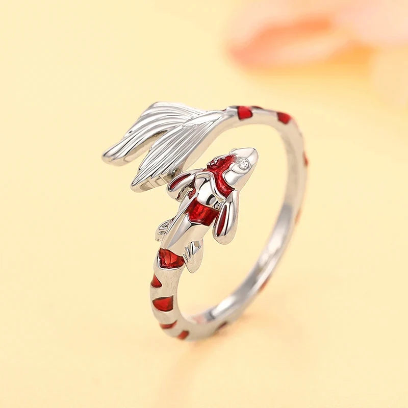 Red Koi Ring