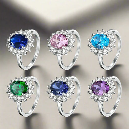 2.0Ct 925 Sterling Silver Rings