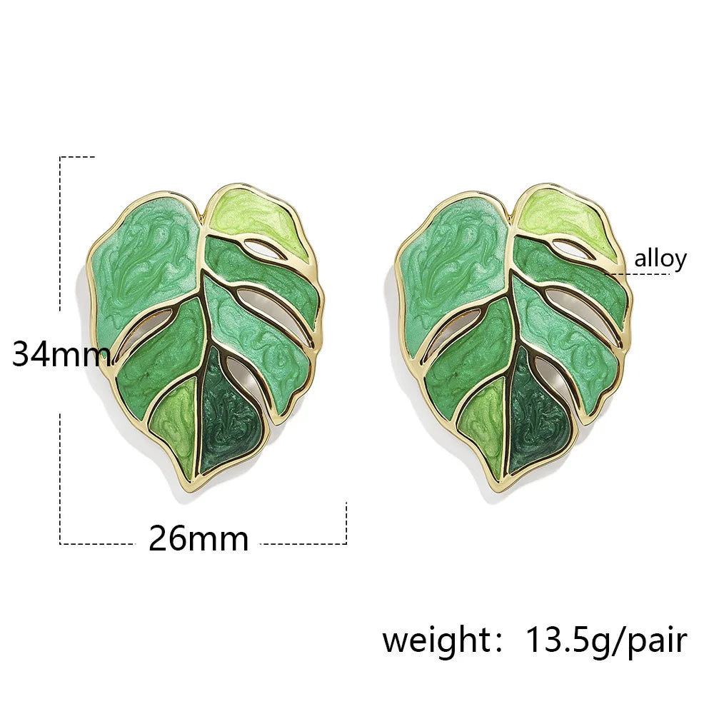 Bohemian Leaf Earrings