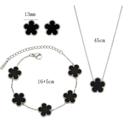 Stainless Flower Clover Full Set (7 Colors)