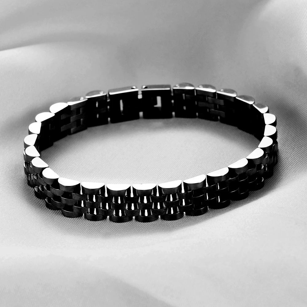 5 Color Choice Stainless Steel Watch Bracelet Style