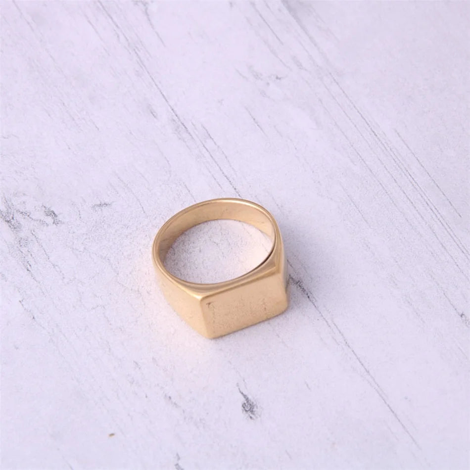 Rectangular Stainless Steel Ring