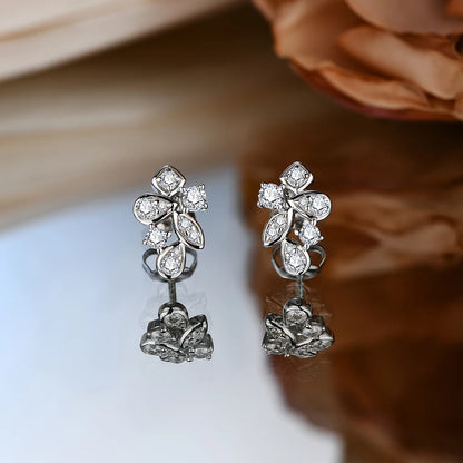 Moissanite 925 Sterling Silver Stud Earrings