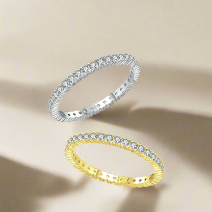 925 Sterling Silver Zirconia Bands