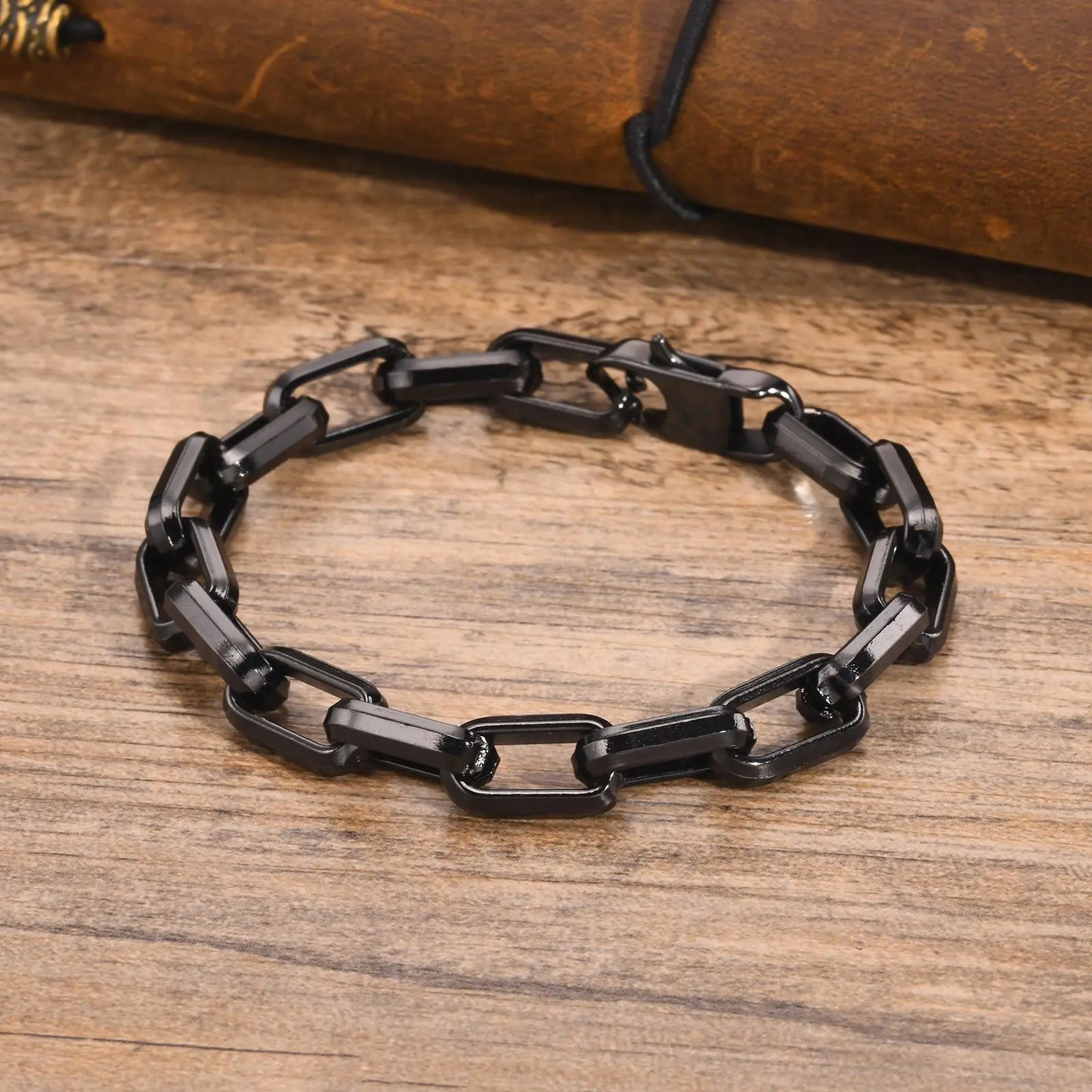 Stainless Rectangle Chain Bracelets