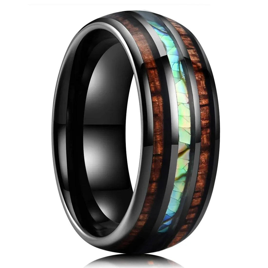 8mm Stainless Inlaid Bands (14 Styles)