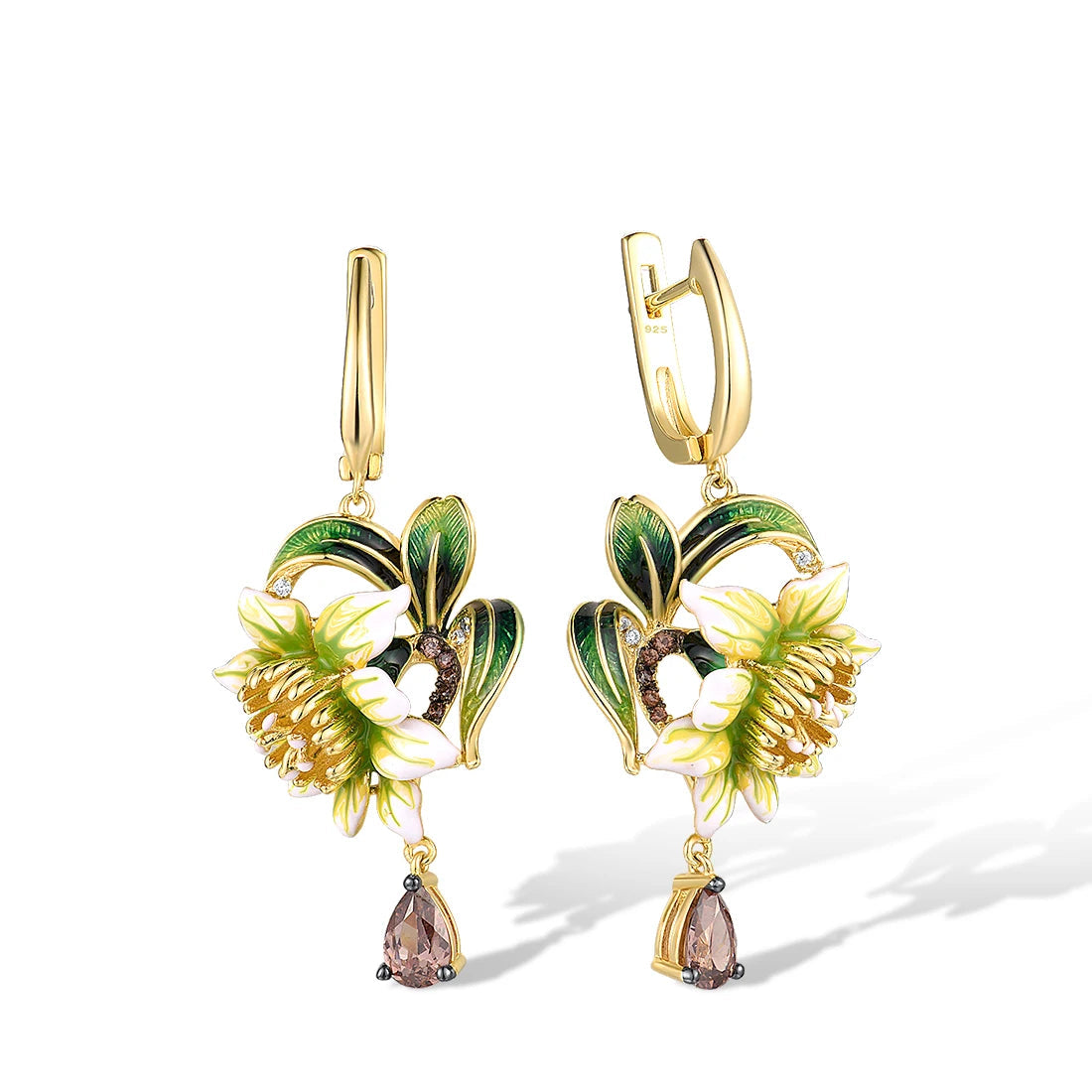 Fioritura Dorata - Earrings