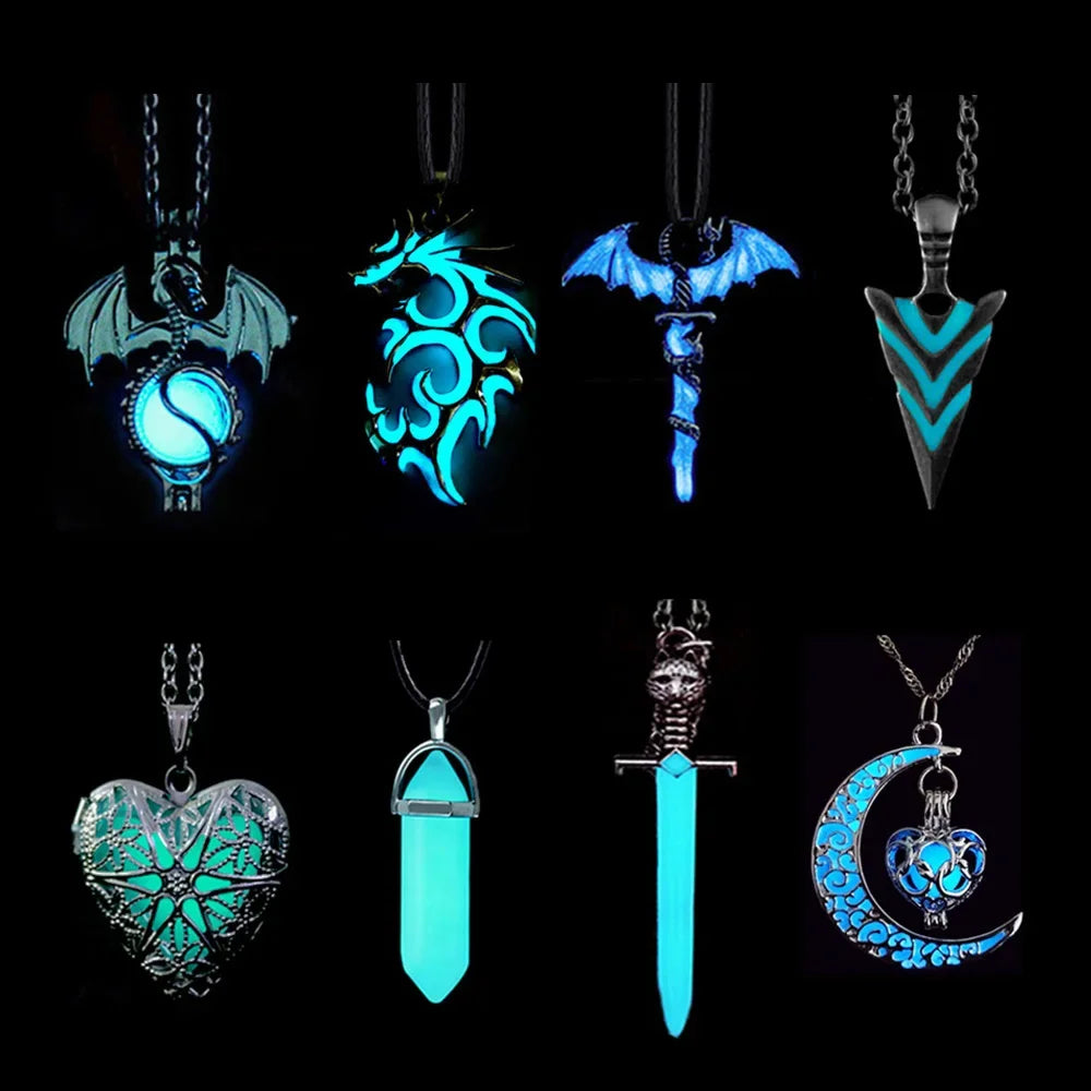 Luminous Glow In The Dark Necklaces (32 Styles!)