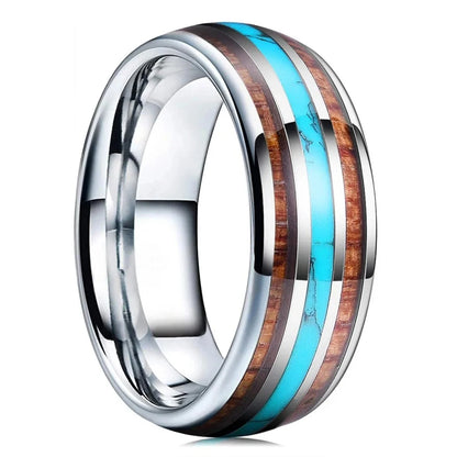 8mm Stainless Inlaid Bands (14 Styles)