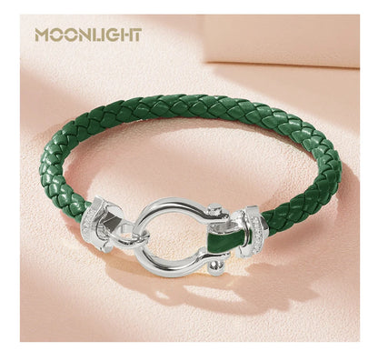 MOONLIGHT Leather Bracelet (Multiple Color Options)