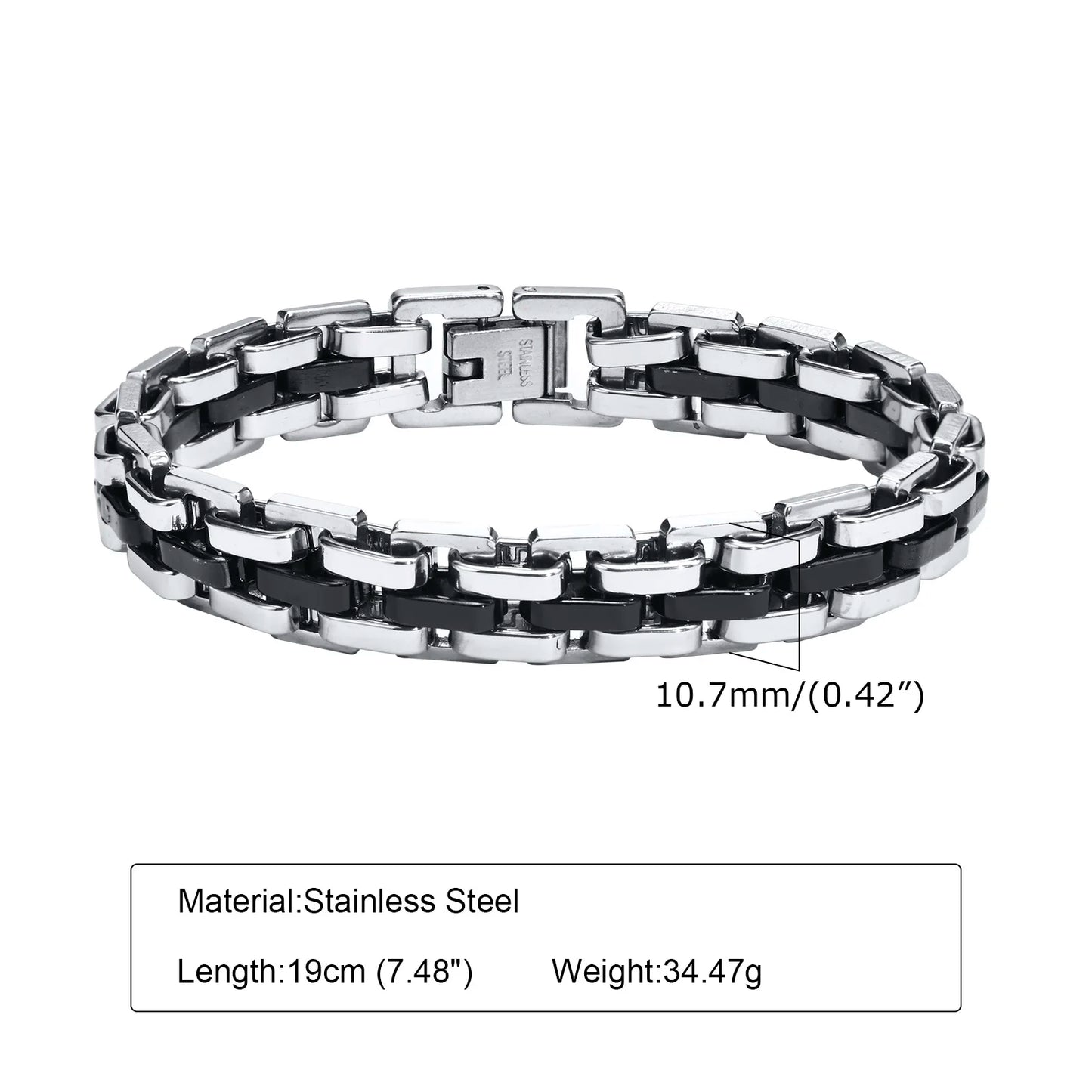 Two Tone Stainless Bracelet