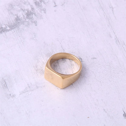 Rectangular Stainless Steel Ring