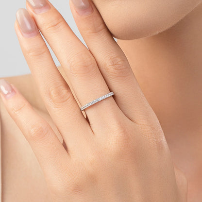 925 Sterling Silver Zirconia Bands