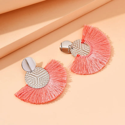 Bohemian Tassel Dangle Fringe Earrings