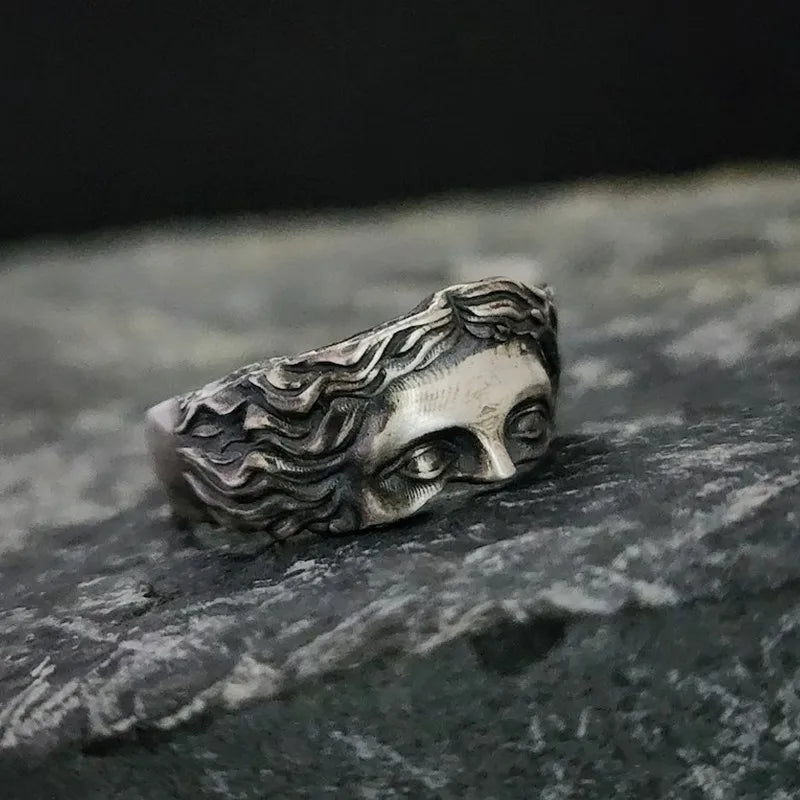 Venus Mask Ring (Adjustable Opening)