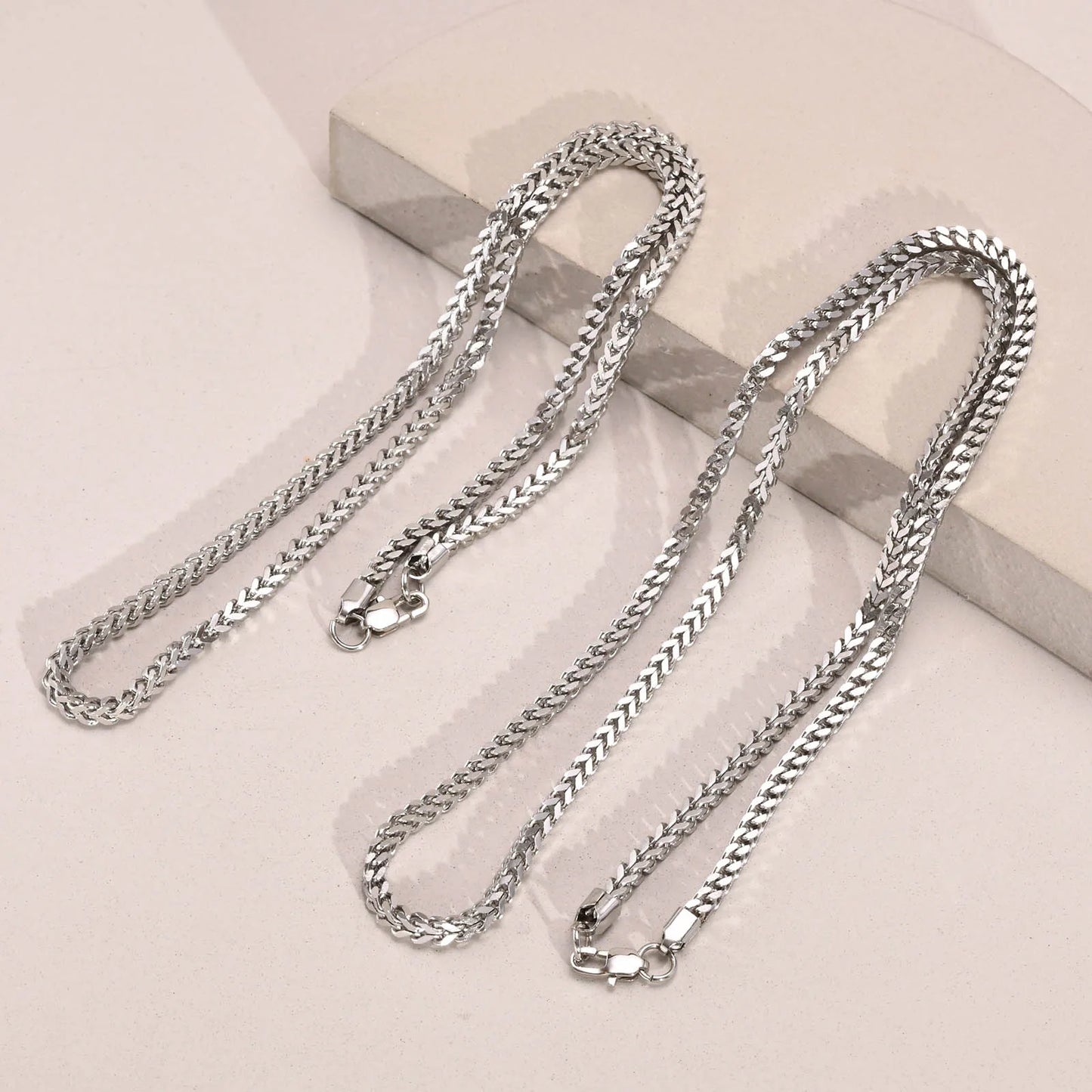 Stainless Steel Franco Chain 3mm