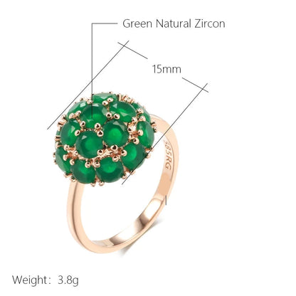 Green Zircon Ring