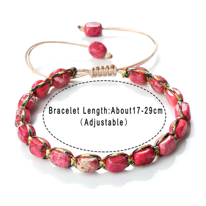 Stone Beaded Adjustable Bracelets