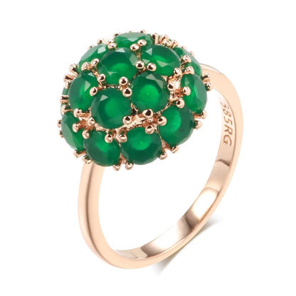 Green Zircon Ring