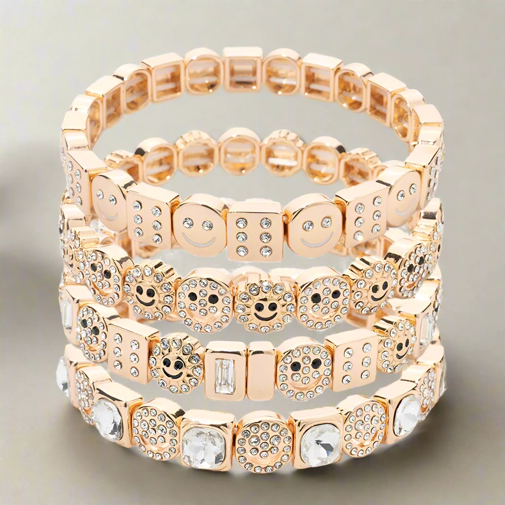 Enamel Tile Bracelets