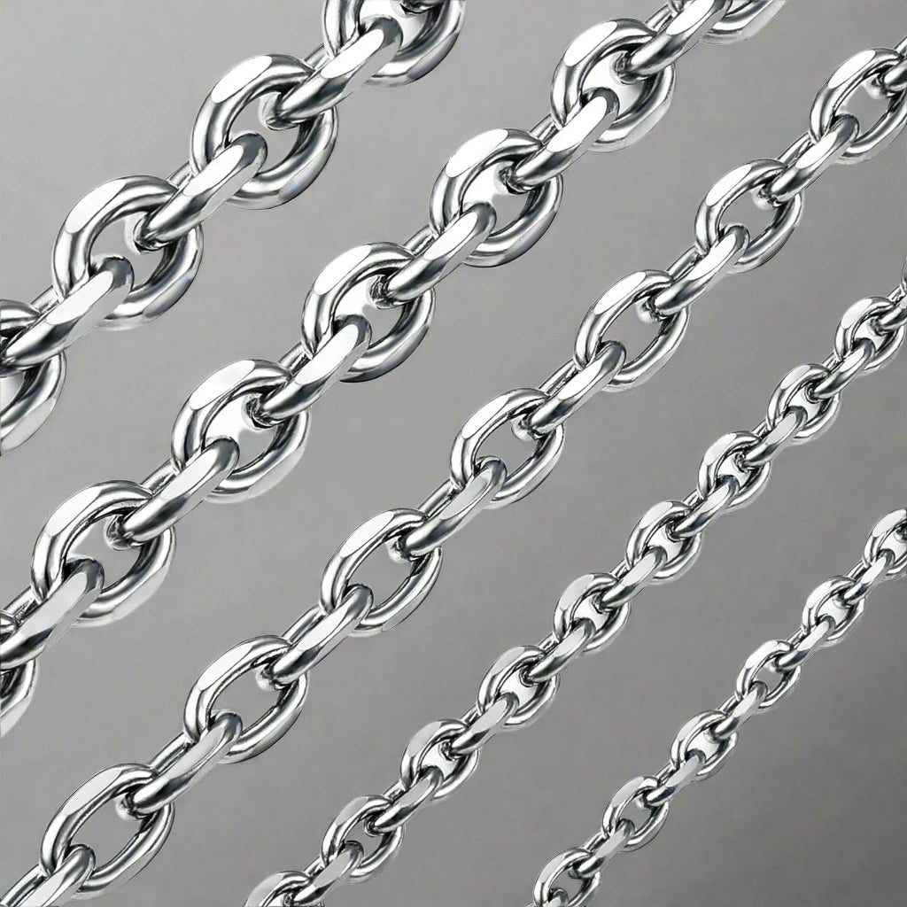 Stainless Steel Belcher Chain 1.6mm-5mm