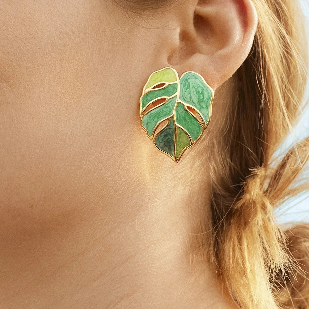 Bohemian Leaf Earrings