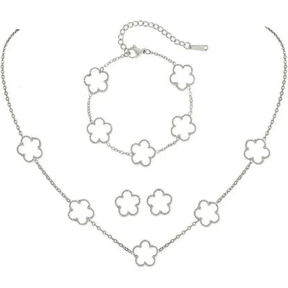 Stainless Flower Clover Full Set (7 Colors)