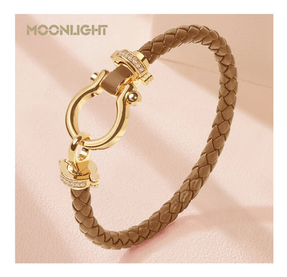 MOONLIGHT Leather Bracelet (Multiple Color Options)