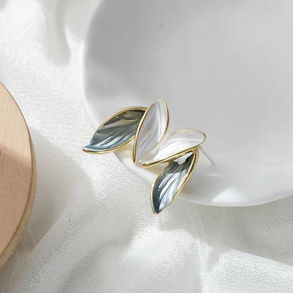 Sweet Leaf Stud Earrings