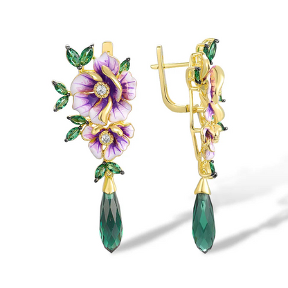 Lampadario Verde - Earrings