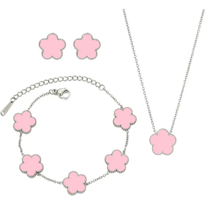 Stainless Flower Clover Full Set (7 Colors)