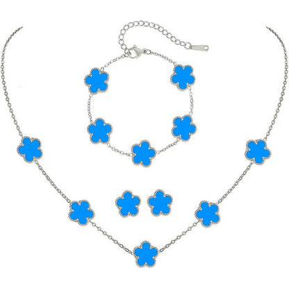 Stainless Flower Clover Full Set (7 Colors)